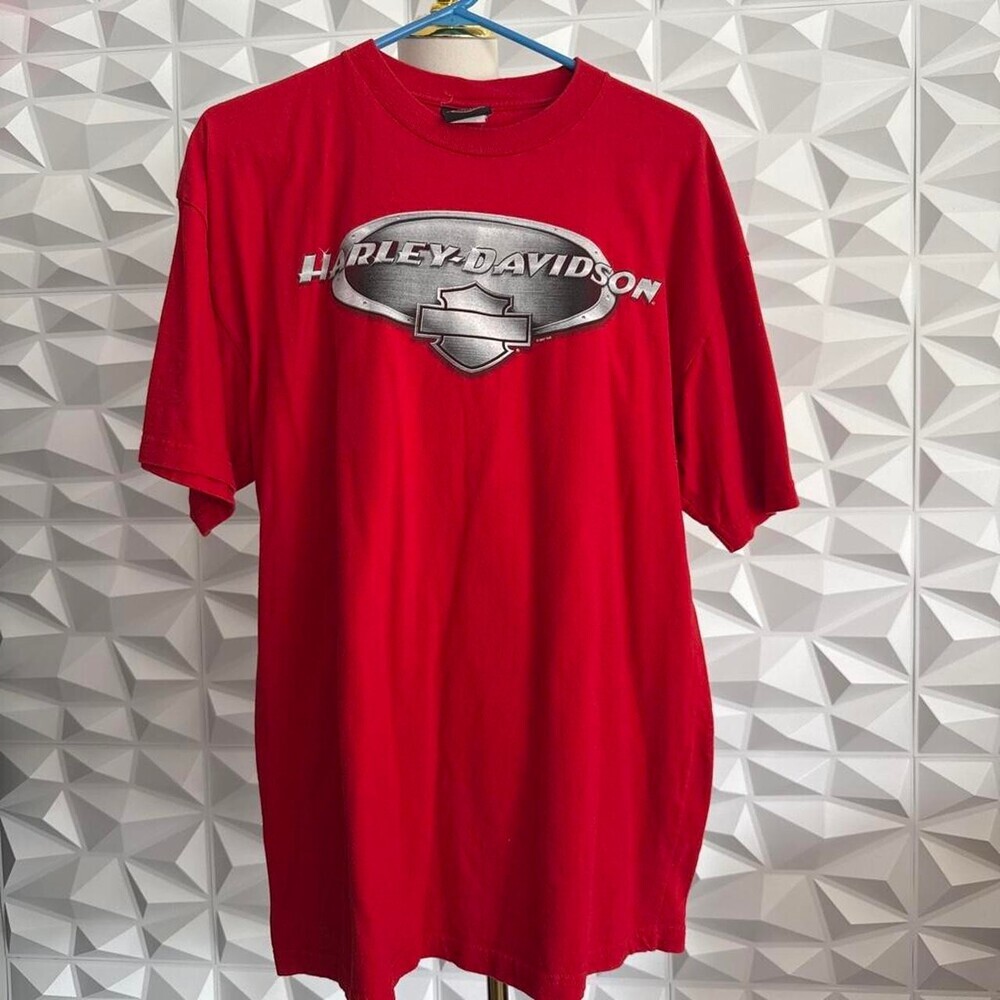 Harley Davidson Men's Red T-shirt 2007